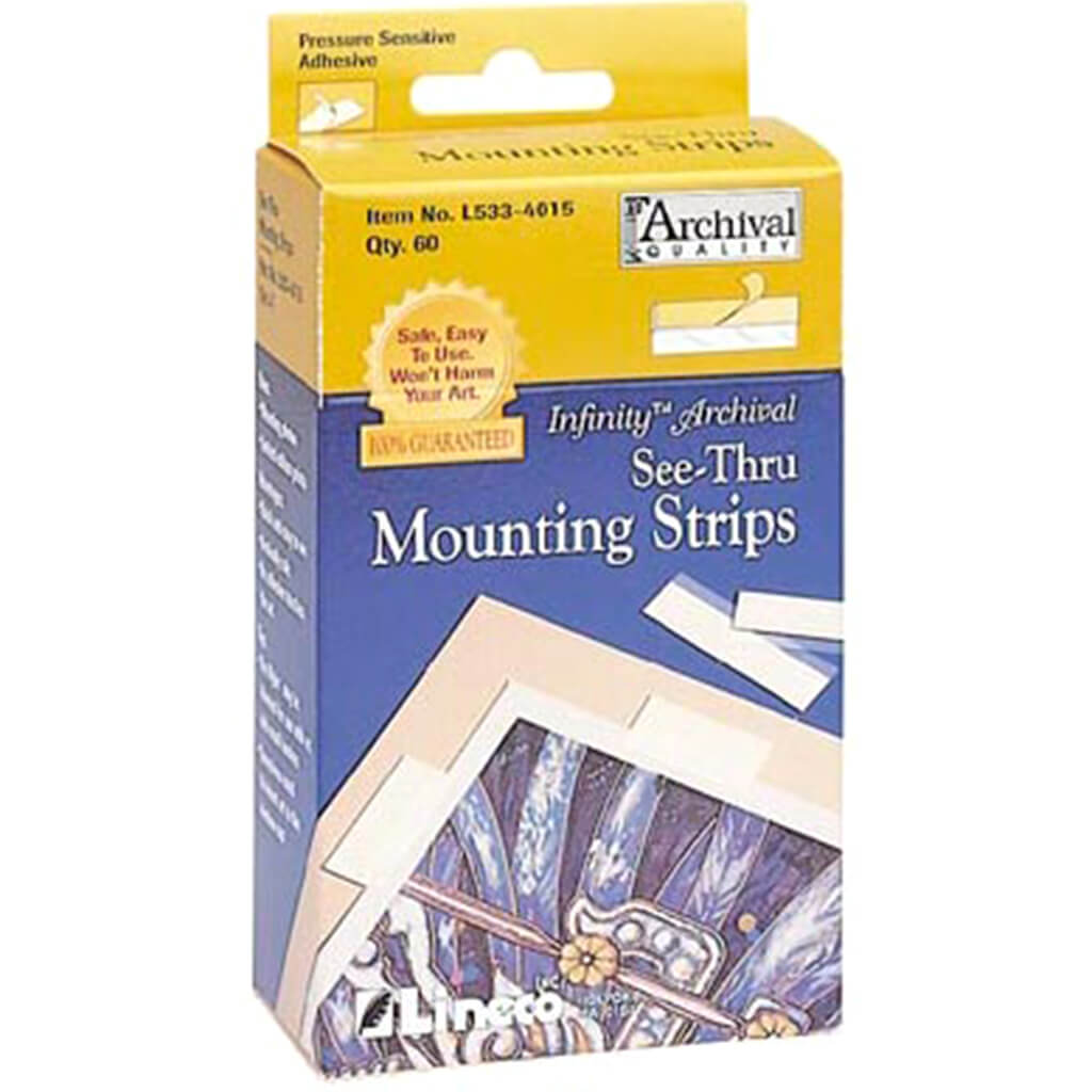 Lineco See-Thru Archival Mounting Strips