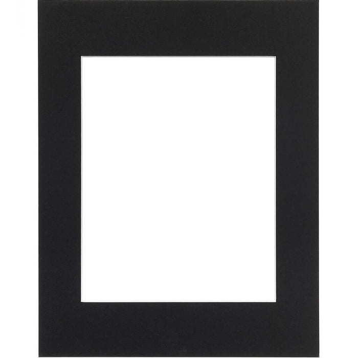 11x14 Black Picture Frame Mat with 7.5 x 9.5 inch Opening