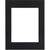 11x14 Black Picture Frame Mat with 7.5 x 9.5 inch Opening