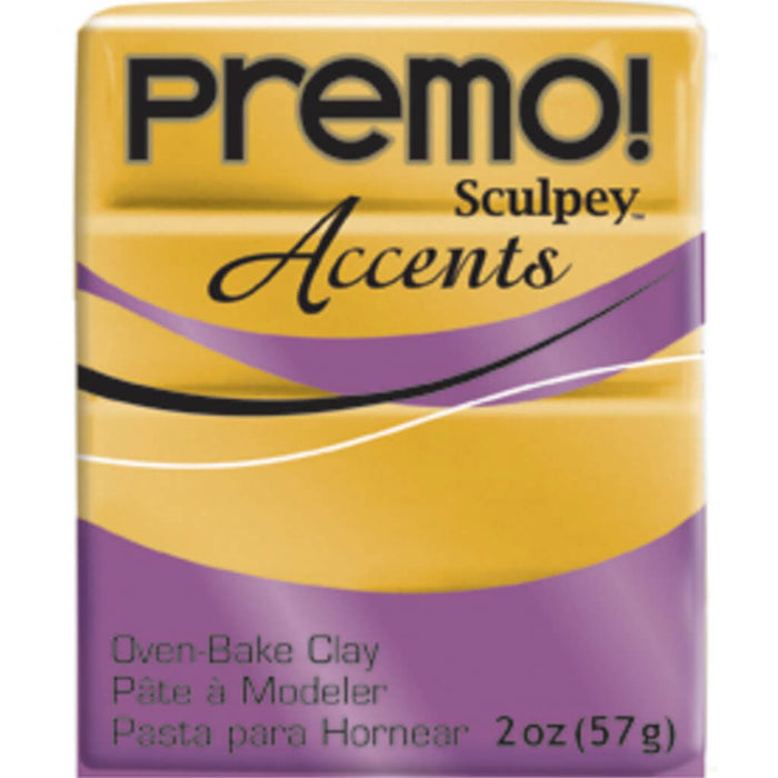 Sculpey Premo Polymer Clay 2oz 18k Gold