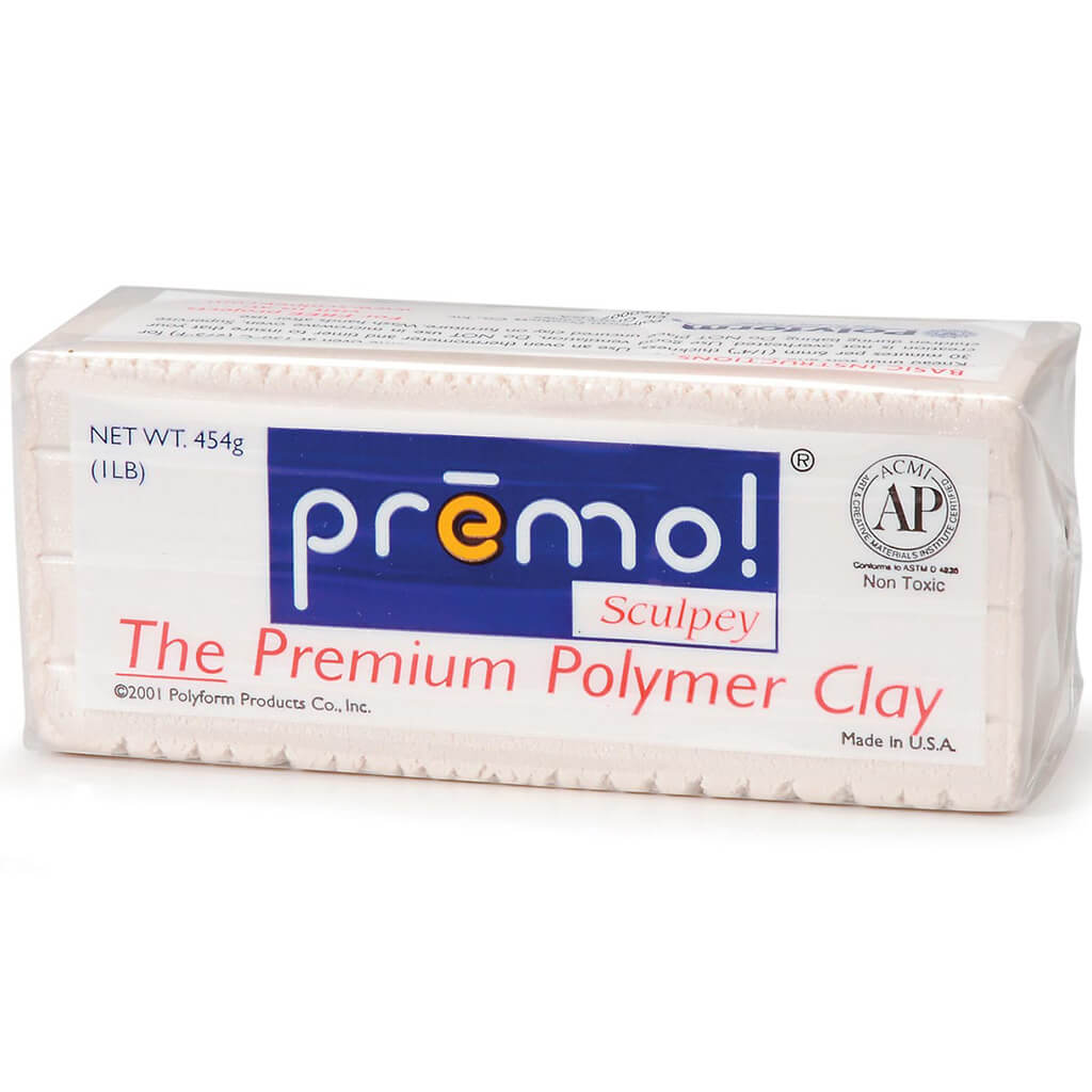 Sculpey Premo Polymer Clay 1LB Pearl