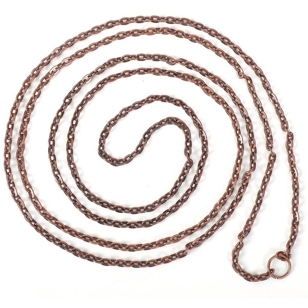 Steampunk Metal Chain 39" Antique Copper