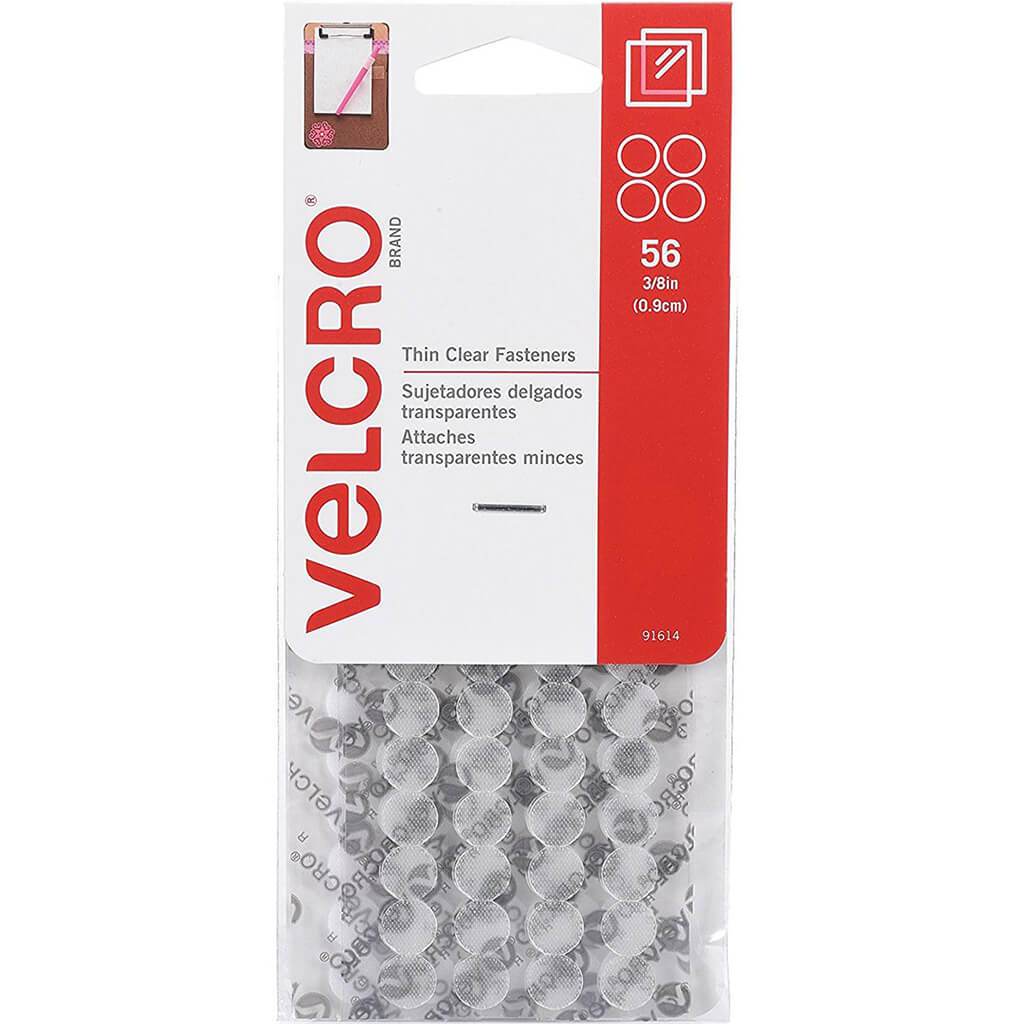 Velcro Thin Fasteners Dots 3/8in 56pc