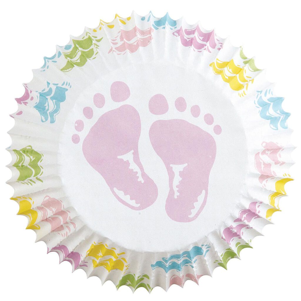 Baking Cups Baby Feet, 75ct