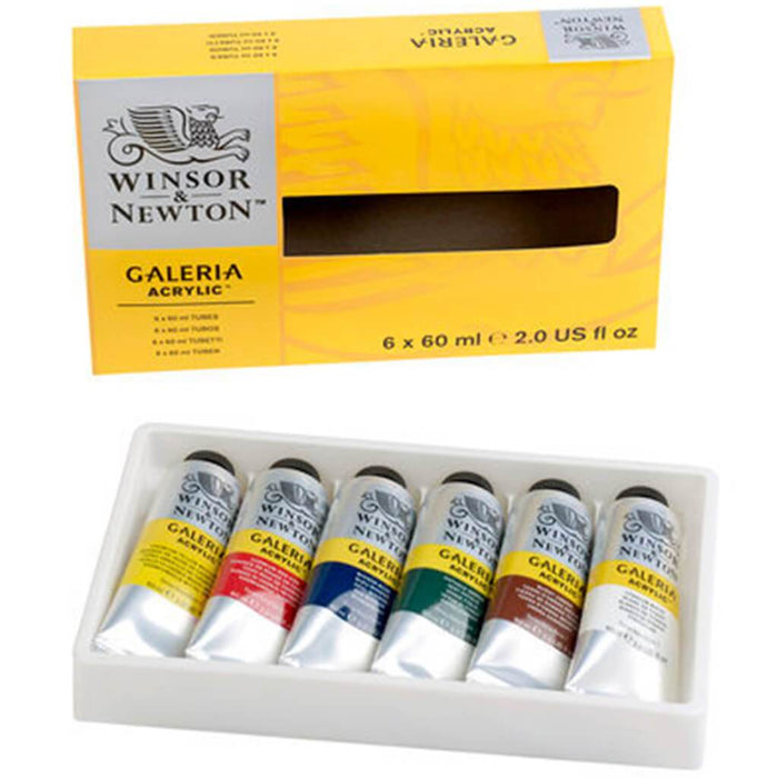 Winsor & Newton Galeria Acrylic Intro Set of 6 Tube 60ml