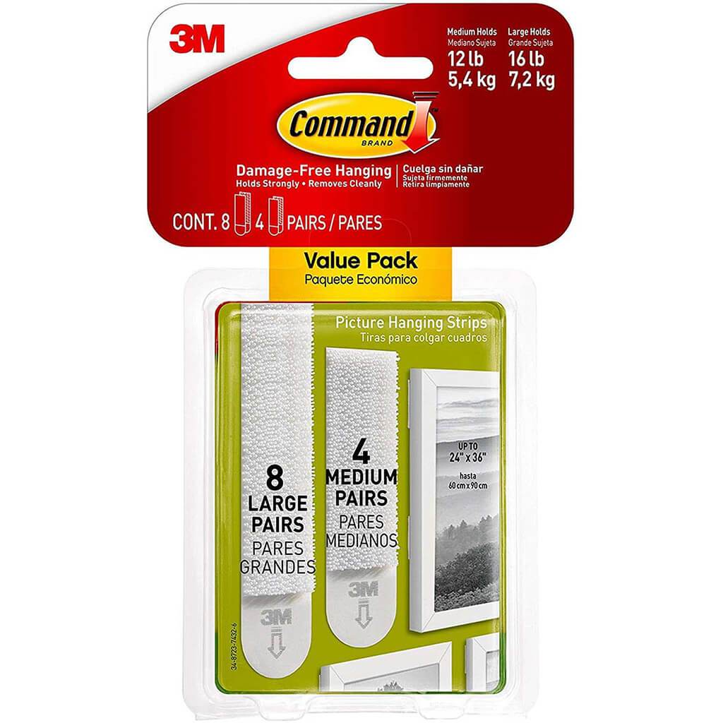 3M Command Picture and Frame Hanging Strips
