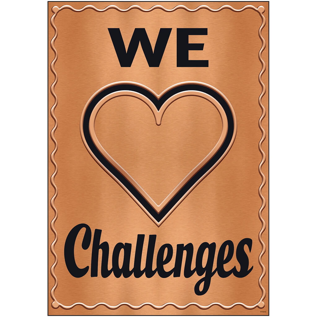 We Love Challenges Poster