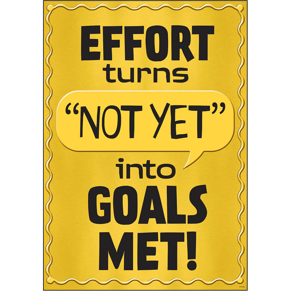 Effort Turns Not Yet Into. Poster