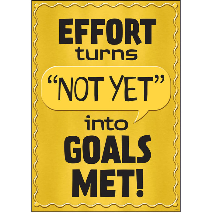 Effort Turns Not Yet Into. Poster