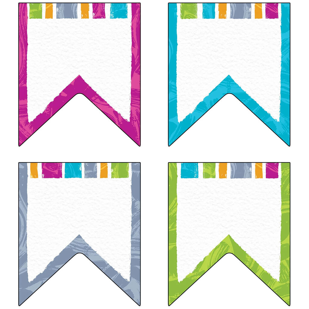 Color Harmony Pennants Classic Accents Variety Pack