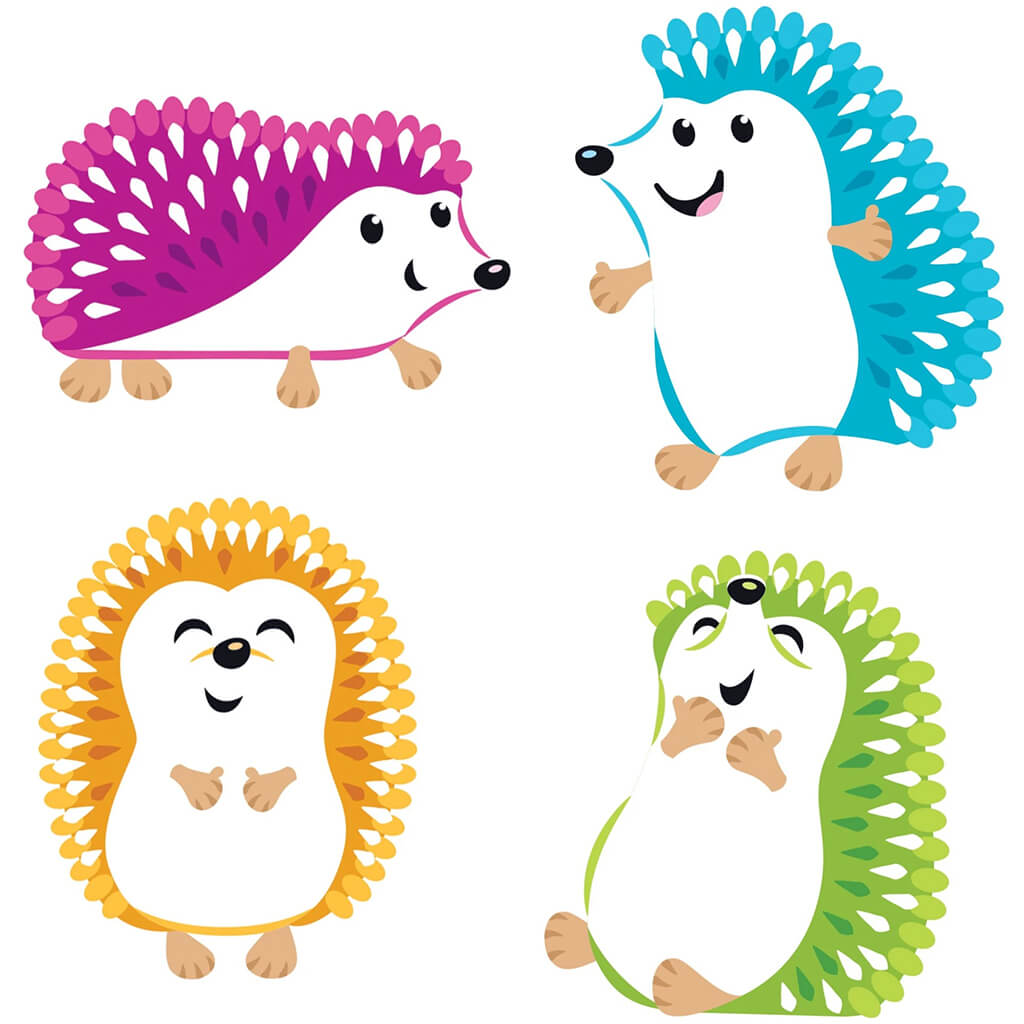 Colorful Hedgehogs Mini Accents Variety Pack