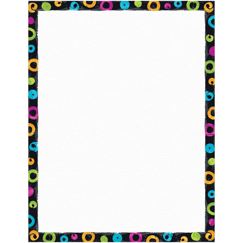 Blank Color Harmony Learning Chart 17in x 22in