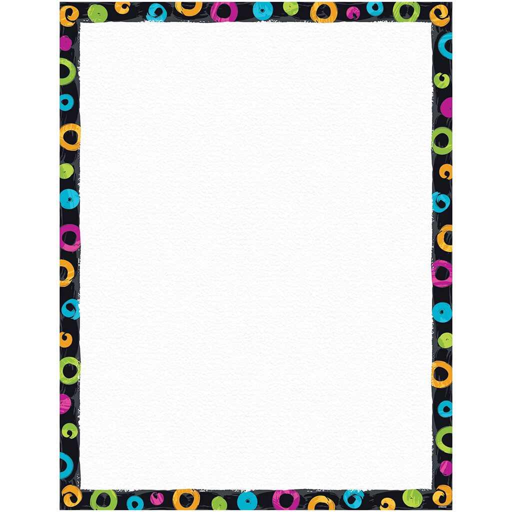 Blank Color Harmony Learning Chart 17in x 22in