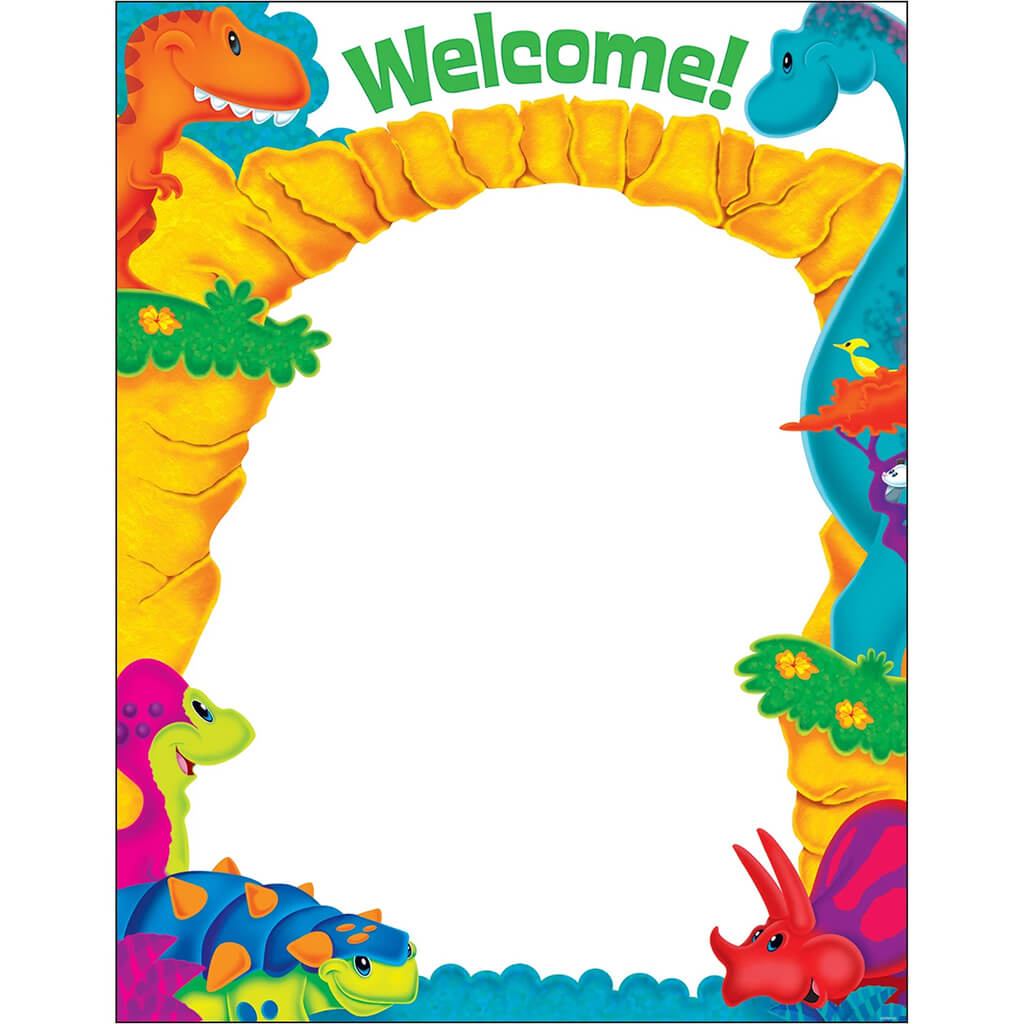 Welcome Dino-Mite Pals Learning Chart