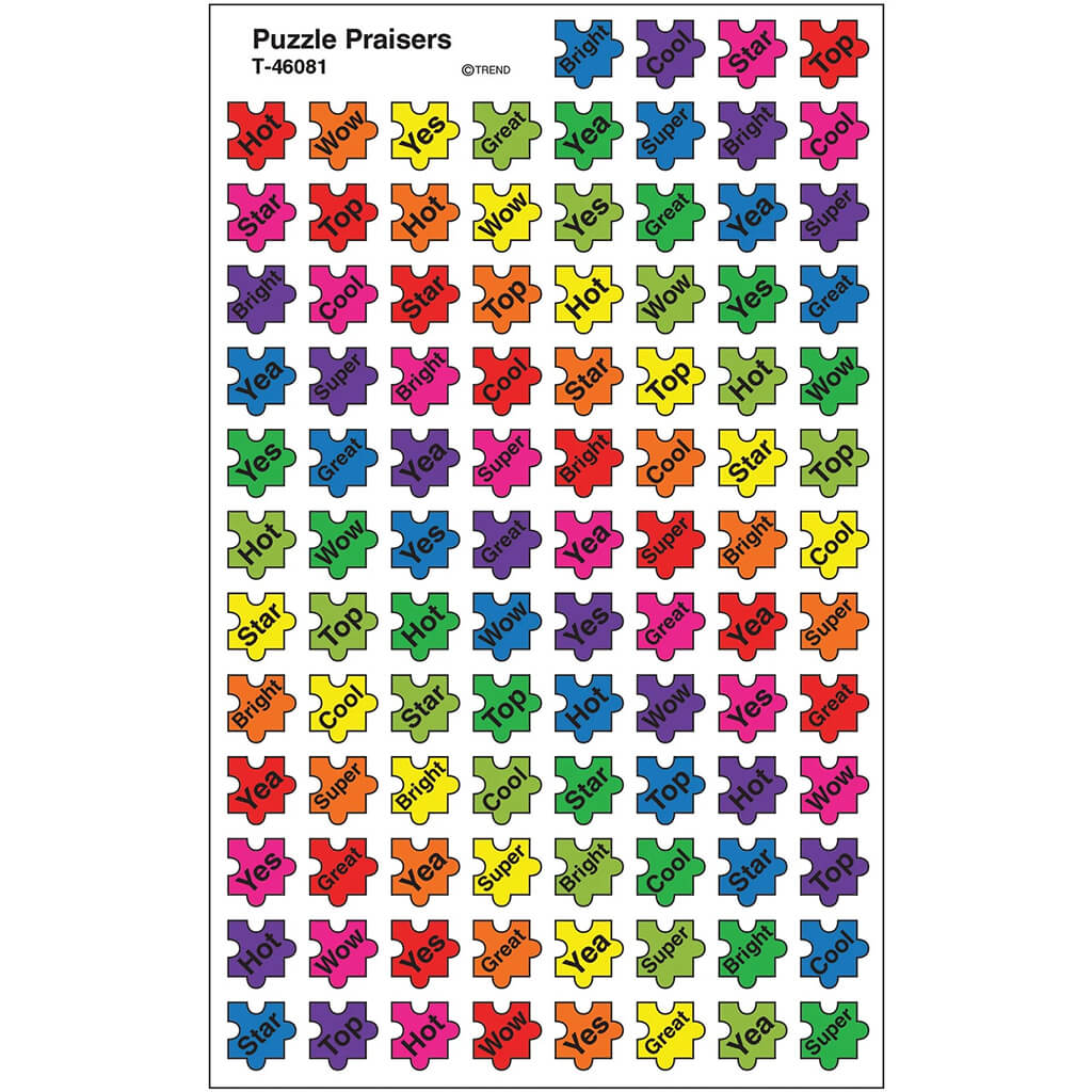 Puzzle Praisers superShapes Stickers