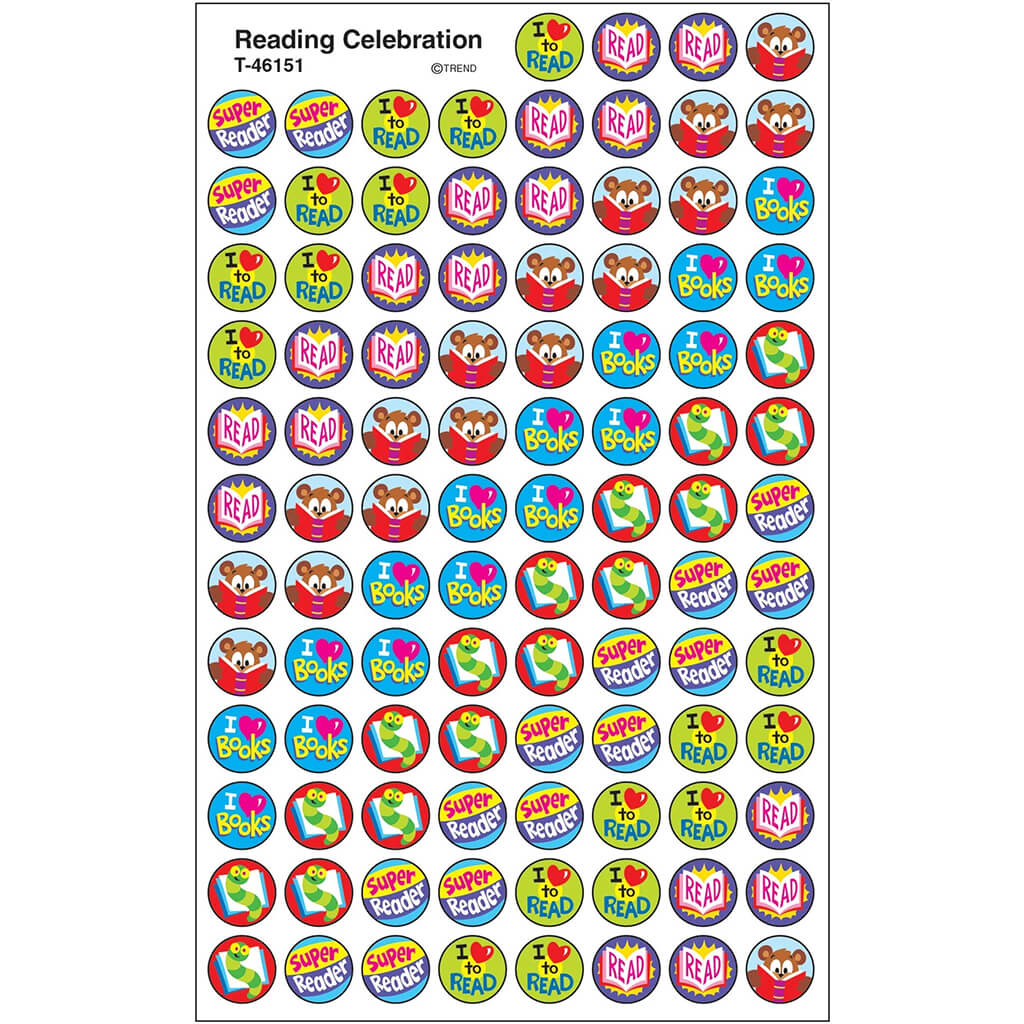 Reading Celebration superSpots Stickers