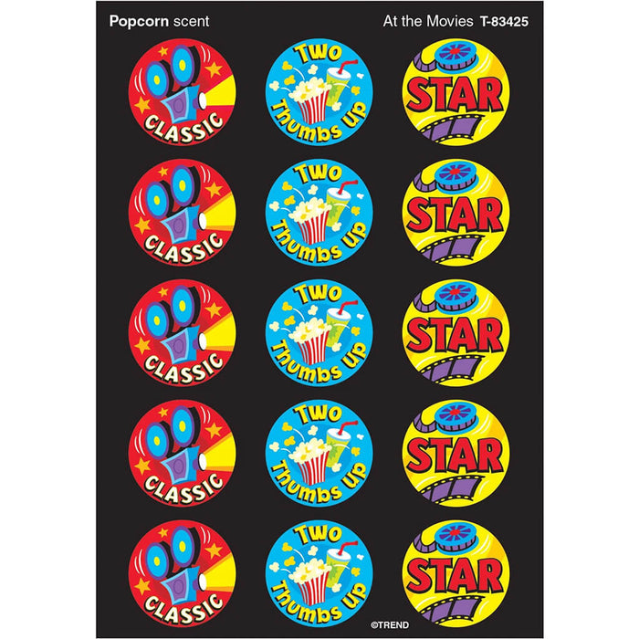 At the Movies, Popcorn scent Scratch 'n Sniff Stinky Stickers