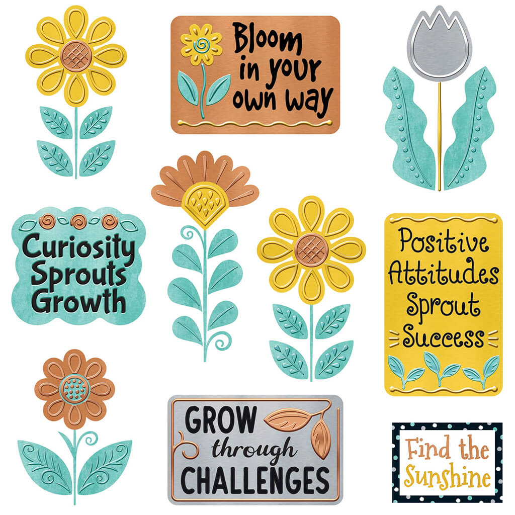 I Love Metal Grow for It! Mini Bulletin Board Set