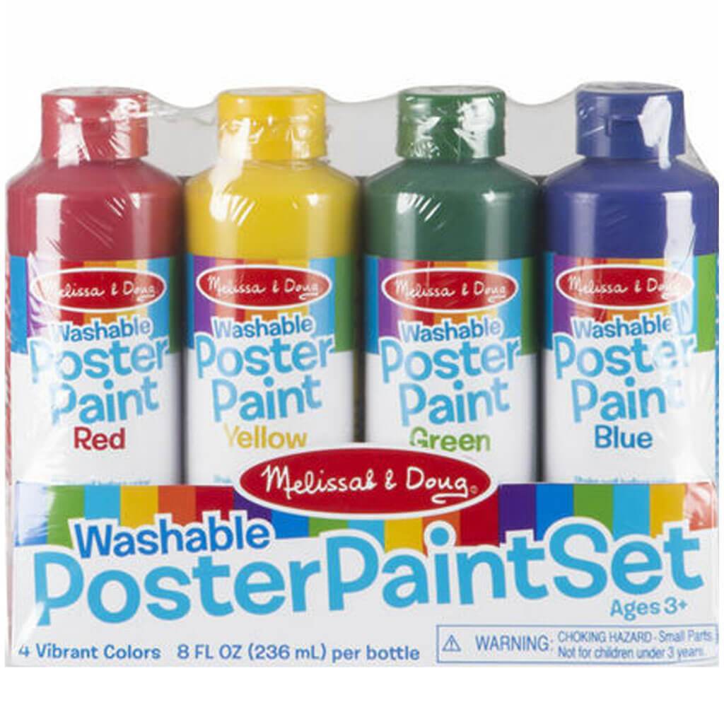 Washable Poster Paint Set of 4