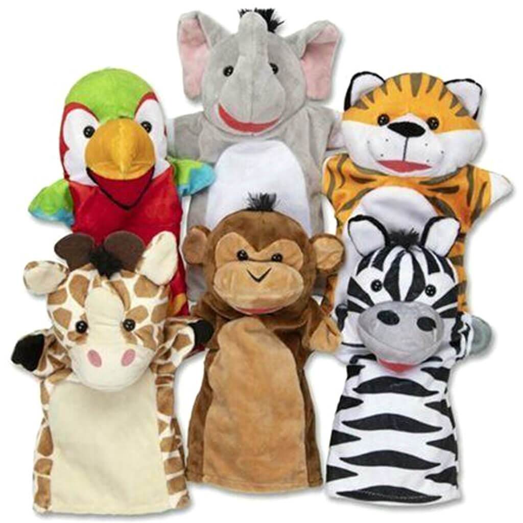 Safari Buddies Hand Puppets