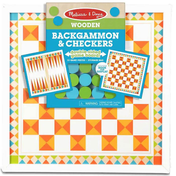 Wooden Backgammon & Checkers