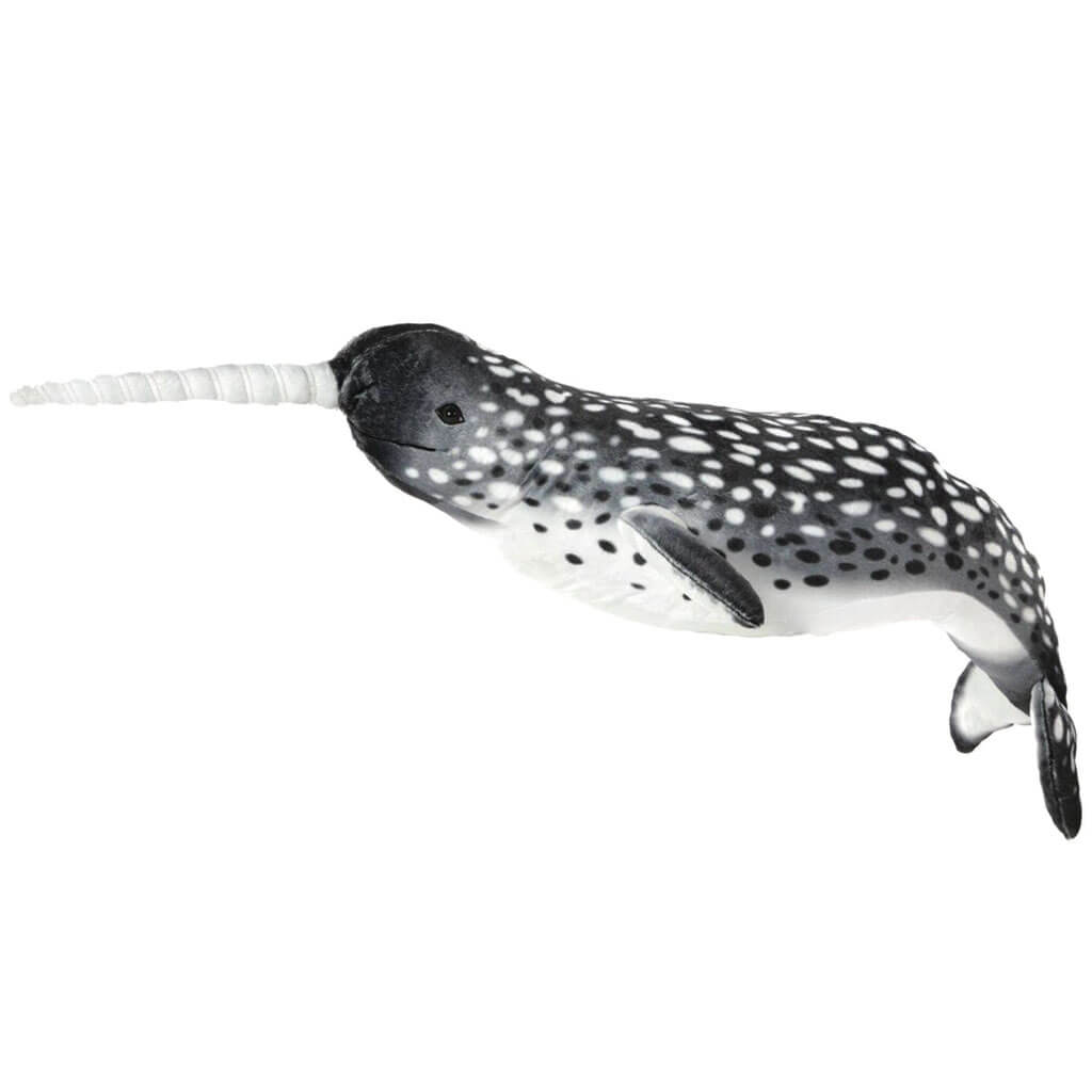 Lifelike Plush Giant Narwhal Stuffed Animal