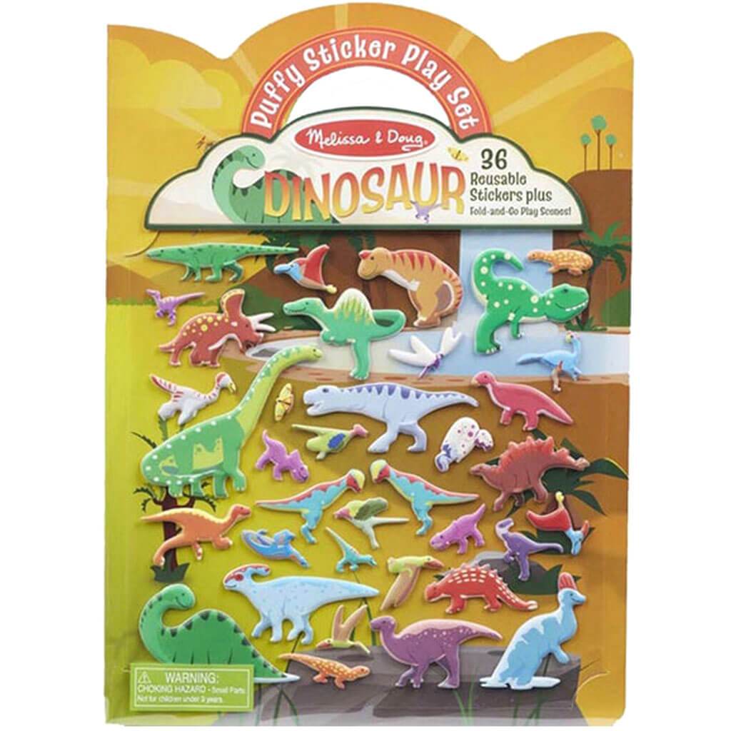 Puffy Sticker Play Set Dinosaur