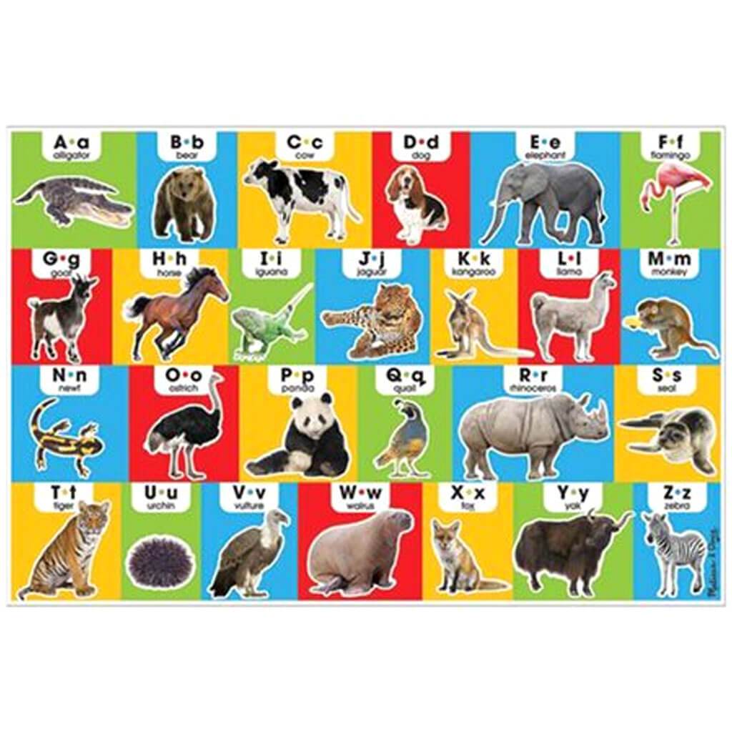 Animal Alphabet Floor Puzzle