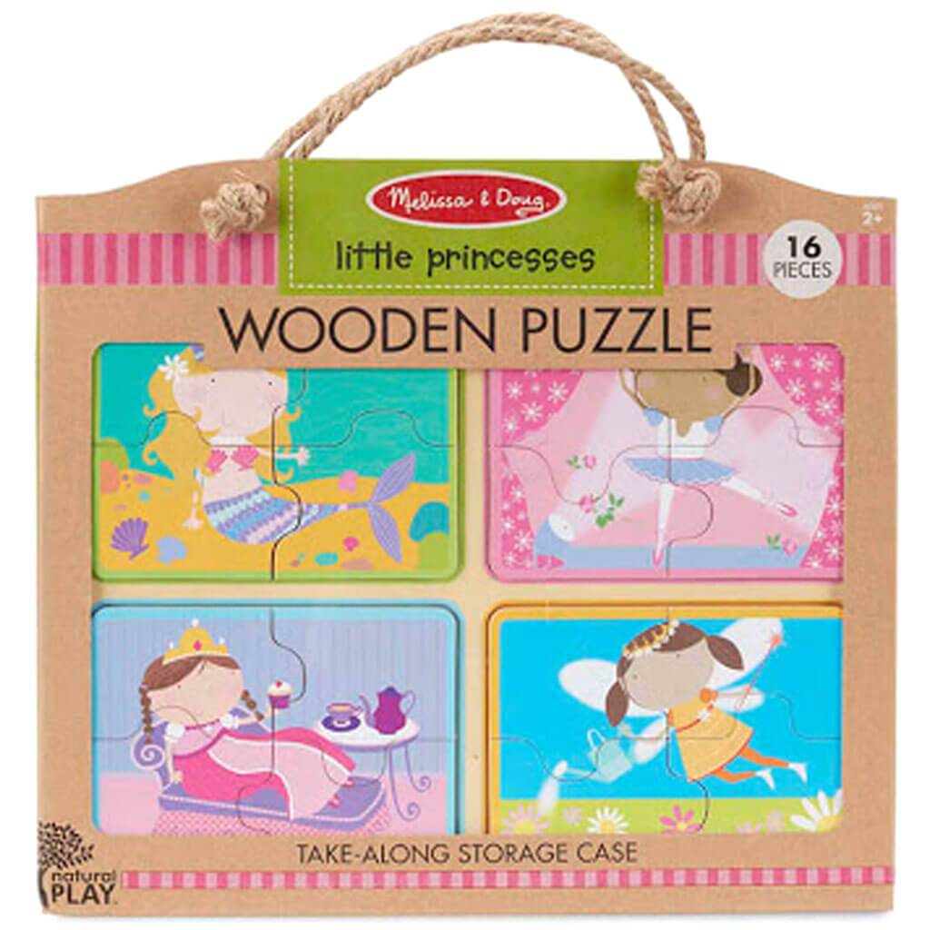 Natural Play Wooden Puzzle: Little Princesses