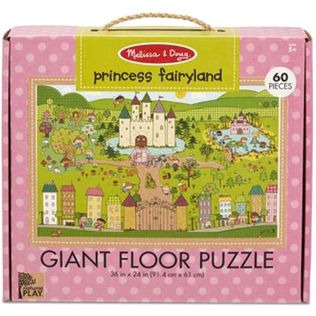 Natural Play Giant Floor Puzzle: Princess Fairyland