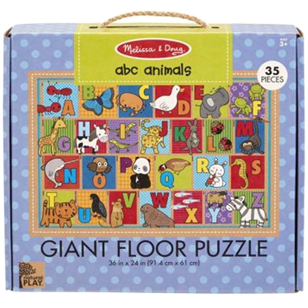Giant Floor Puzzle ABC Animals