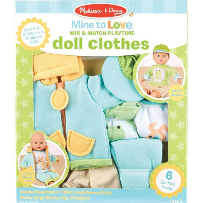 Mine to Love Mix & Match Playtime Doll Clothes