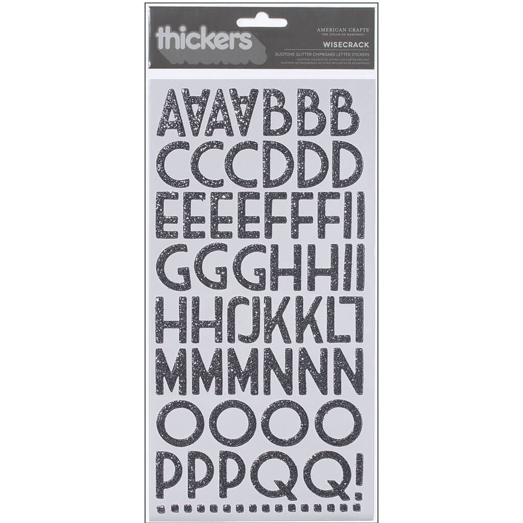 Thickers Wisecrack Silver Duo Sticker