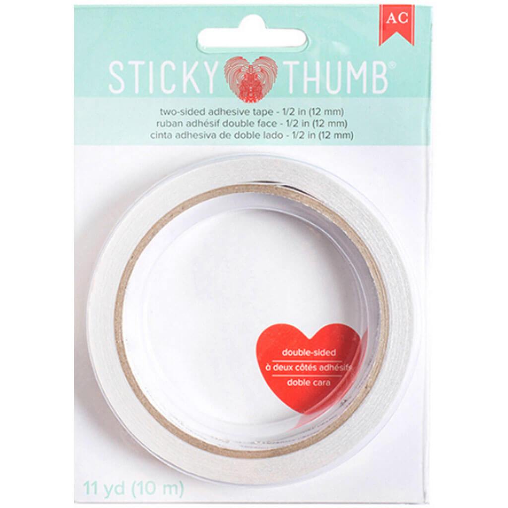 Double Sided Tape Sticky Thumb 0.50in