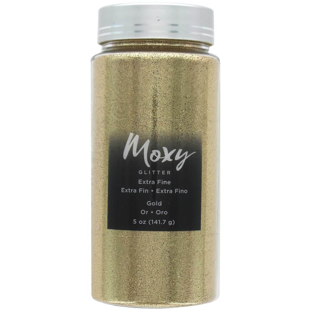 Moxy Glitter Extra Fine 5oz Gold