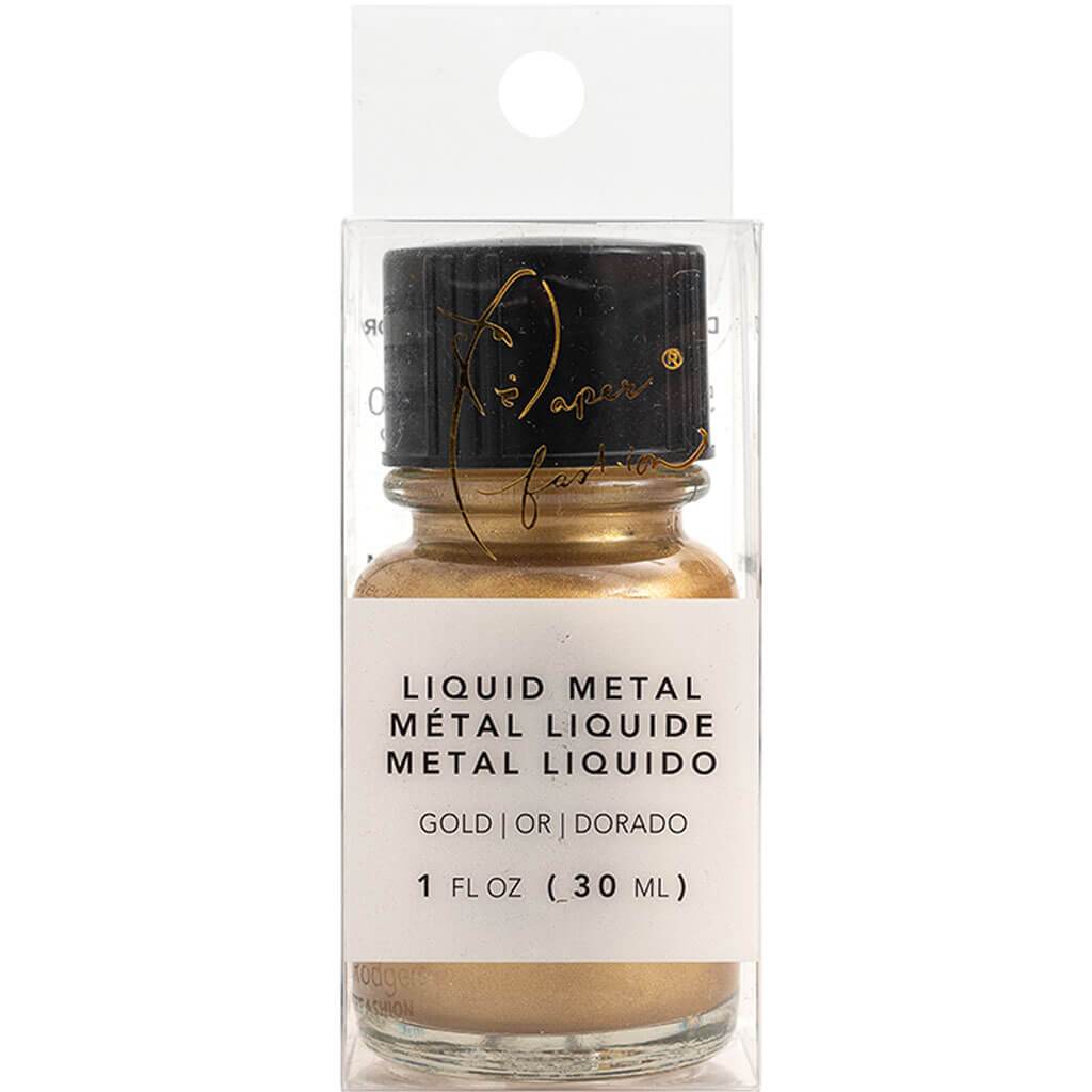 Paper Fashion Collection Paints Liquid Metal 1oz Gold