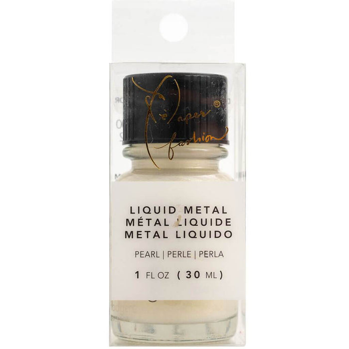 Paper Fashion Liquid Metal Paint 30ml Pearl