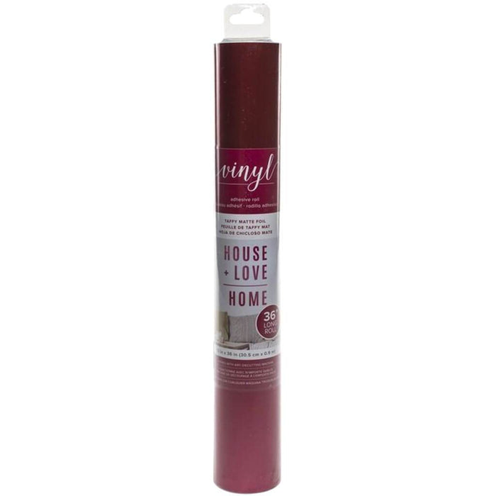 Matte Foil Adhesive Vinyl Roll 12in x 36in- Taffy