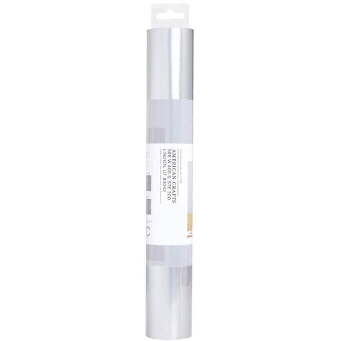 Matte Foil Adhesive Vinyl Roll 12in x 36in- Silver