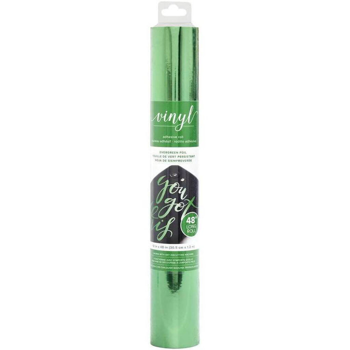 Foil Adhesive Vinyl Roll 12in x 48in- Evergreen