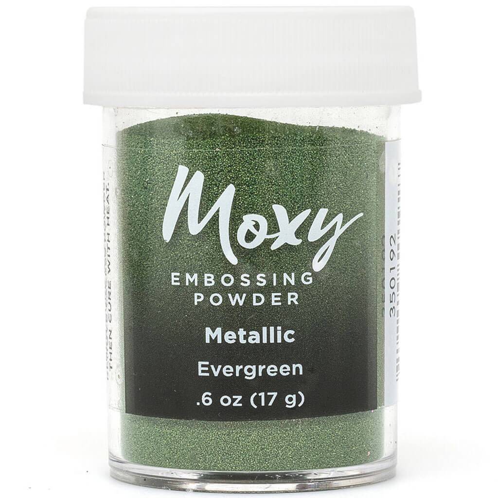 Moxy Embossing Powder Metallic 6oz Evergreen