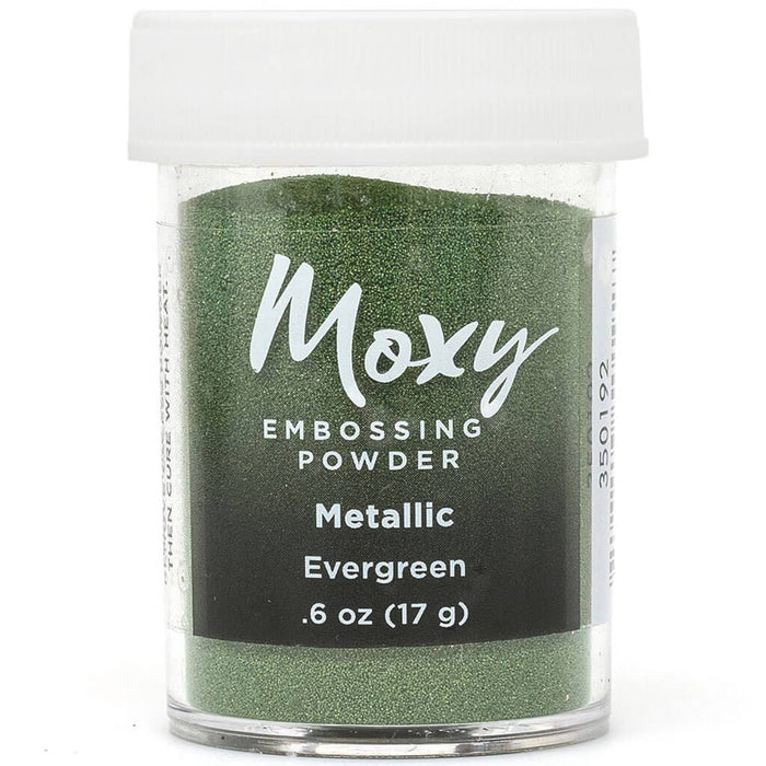 Moxy Embossing Powder Metallic .6oz Evergreen