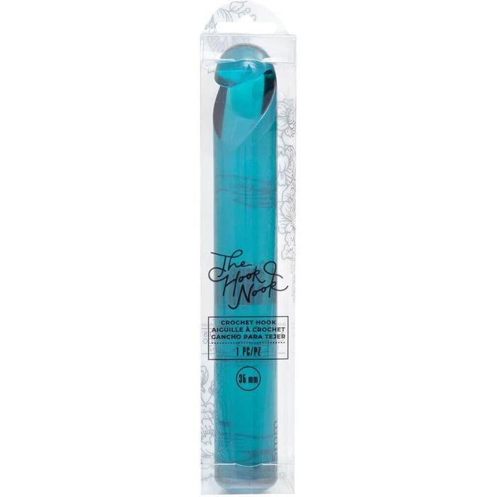 The Hook Nook Jumbo Crochet Hook 35mm Topaz Resin