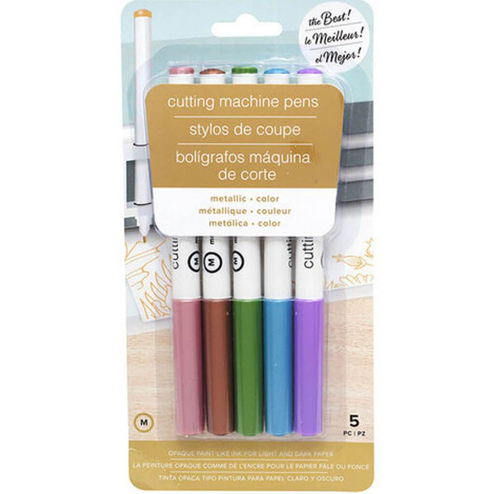 Multicolor Medium Tip Pens for Cutting Machine 5pk