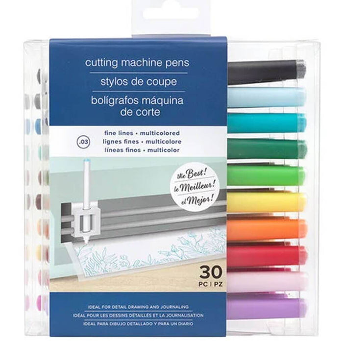 30pcs Cutting Machine Pens Fine Lines Multicolor