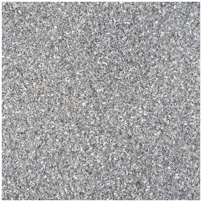 Silver Tinsel Glitter Cardstock 12in x 12in Sheet