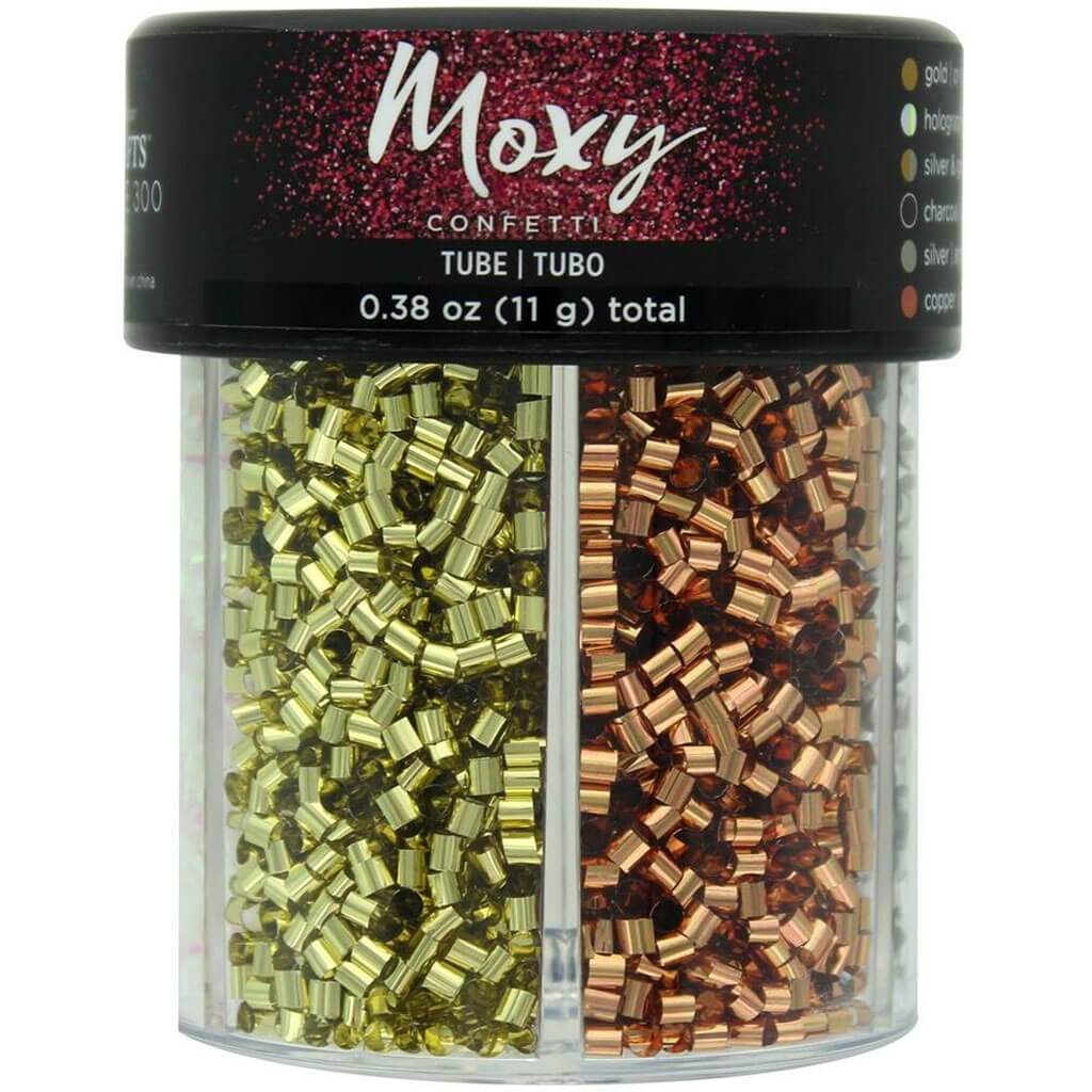 Moxy Bottled Glitter Tube Confetti Metallic