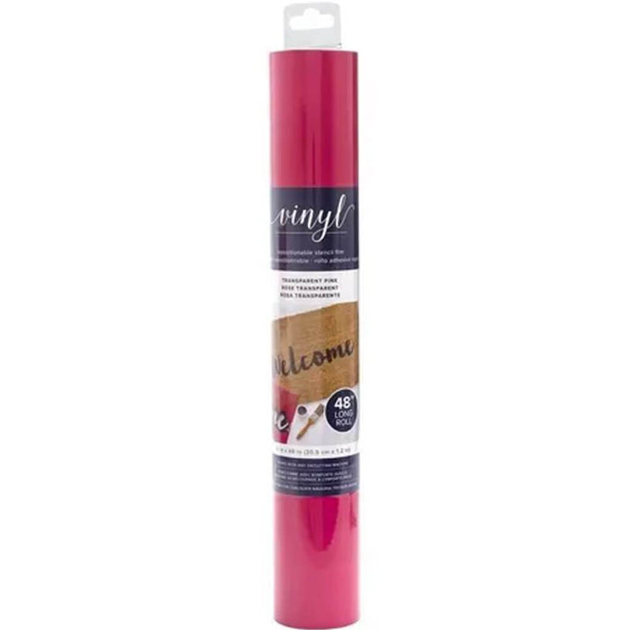 Repositionable Stencil Film Vinyl 12in x 48in Pink
