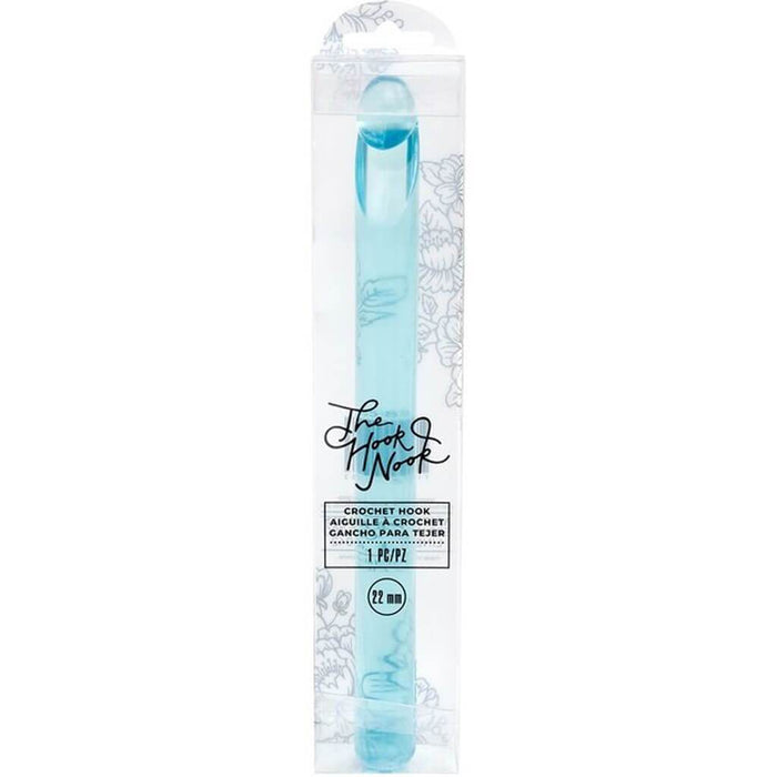 The Hook Nook Jumbo Crochet Hook 22mm Turquoise