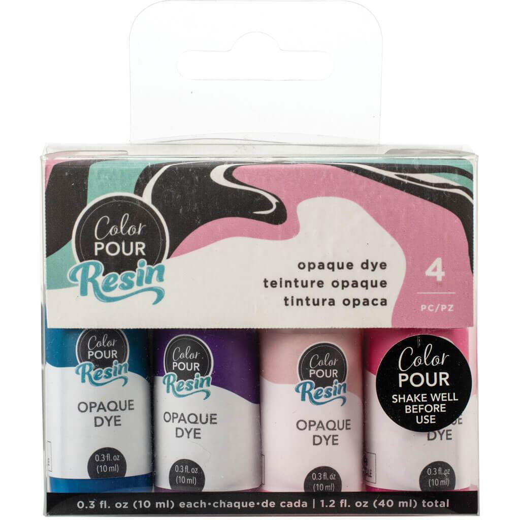 Color Pour Resin Opaque Dye Kit, Mixed Berry